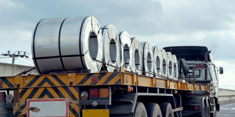 Steel coil transport